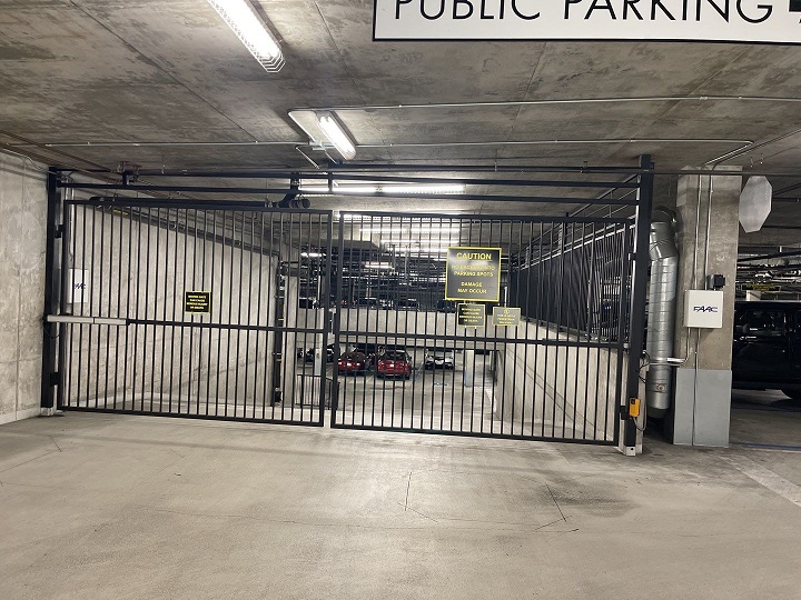 Public Parking Door